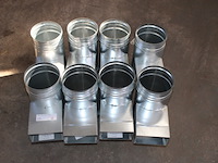 8 x mecano t 90° horizont. 55x110 ø125