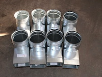 8 x mecano t 90° horizont. 55x110 ø125 - afbeelding 2 van  4