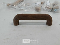 8 x meubelgreep hout 96 mm eik - afbeelding 3 van  3