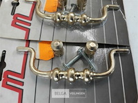 8 x meubelgreep zamak vermessingd 110 mm - afbeelding 3 van  3