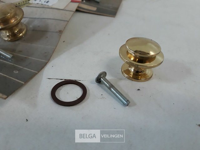 8 x meubeltop messing 30 mm - afbeelding 3 van  3