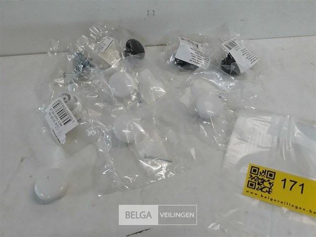 8 x meubeltop pvc 4 x wit + 4 x zwart - afbeelding 1 van  3