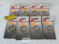 8 x meubeltop zamak messing ring 45 mm - afbeelding 2 van  3