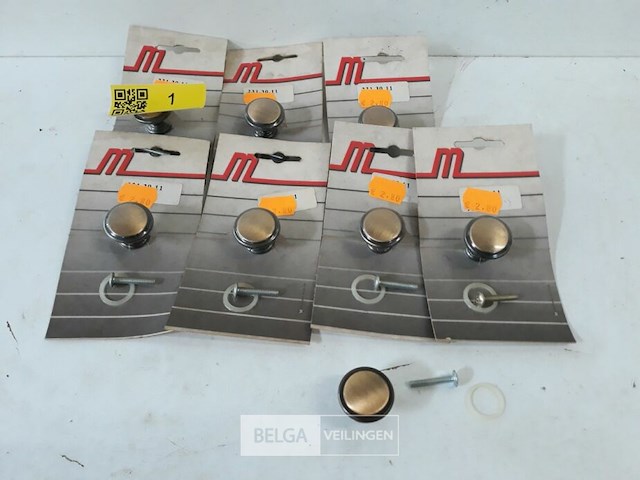 8 x meubeltop zamak verbronsd 30 mm - afbeelding 2 van  3