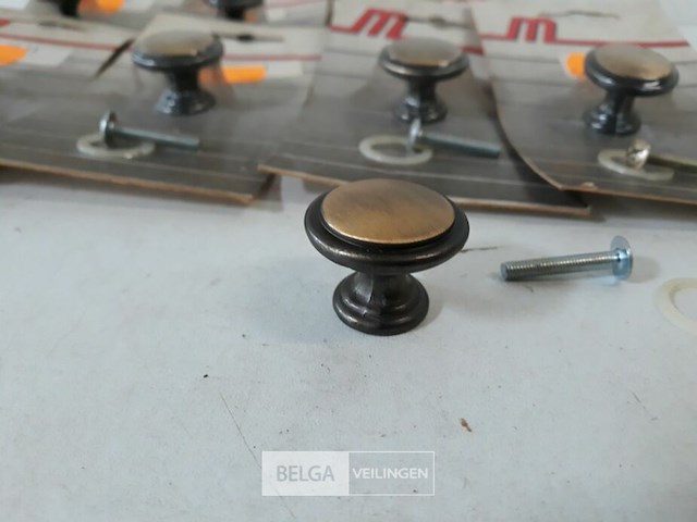 8 x meubeltop zamak verbronsd 30 mm - afbeelding 3 van  3