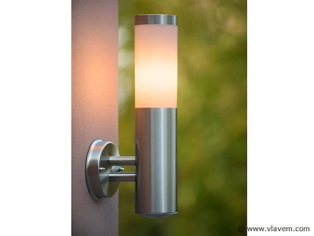 8 x mila s opaal buiten wandlamp rvs - afbeelding 1 van  7