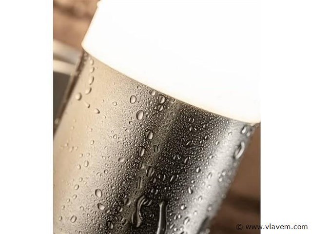 8 x mila s opaal buiten wandlamp rvs - afbeelding 2 van  7