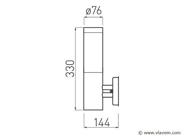 8 x mila s opaal buiten wandlamp rvs - afbeelding 4 van  7