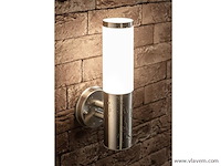 8 x mila s opaal buiten wandlamp rvs - afbeelding 5 van  7