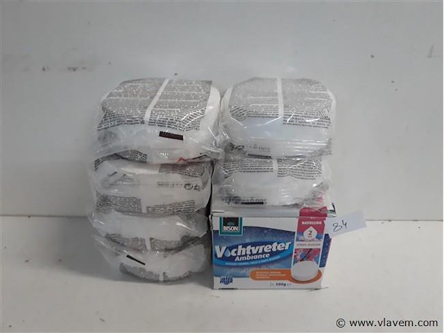 8 x navulling vochtvreter 500 gram bison - afbeelding 1 van  2