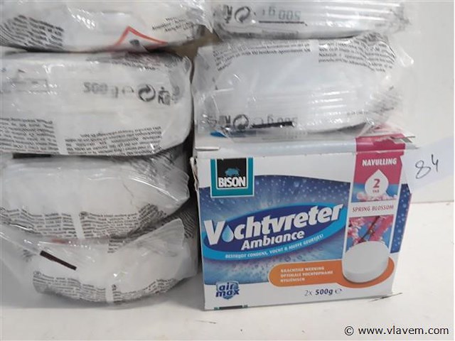 8 x navulling vochtvreter 500 gram bison - afbeelding 2 van  2