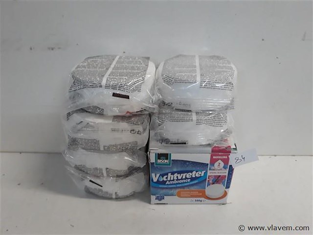 8 x navulling vochtvreter 500 gram bison - afbeelding 1 van  2