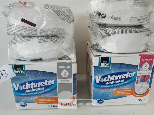 8 x navulling vochtvreter 500 gram bison - afbeelding 3 van  3