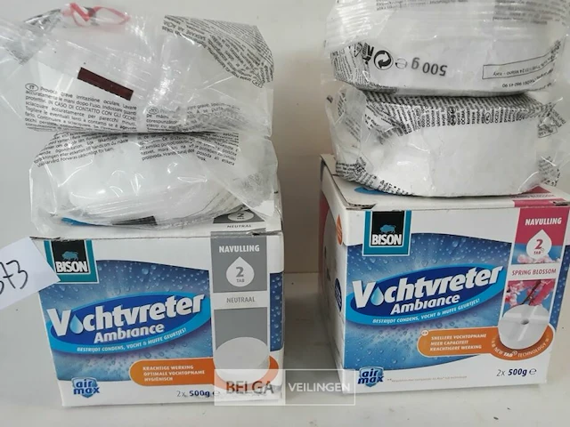 8 x navulling vochtvreter 500 gram bison - afbeelding 3 van  3