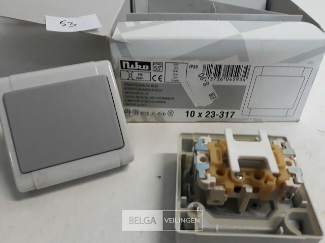 8 x niko hydro oud model schakelaar wissel - afbeelding 3 van  3