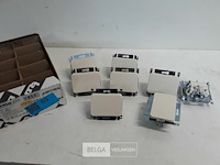 8 x niko inbouw schakelaar wissel oud model crème - afbeelding 1 van  3