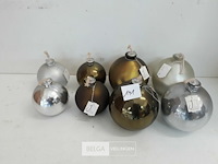 8 x olie lampje rond + 4 navulling - afbeelding 1 van  3