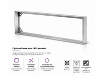 8 x opbouw frame voor led paneel – 1200x300mm – ip20 – frame-30120