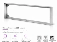 8 x opbouw frame voor led paneel – 1200x300mm – ip20 – frame-30120 - afbeelding 2 van  6
