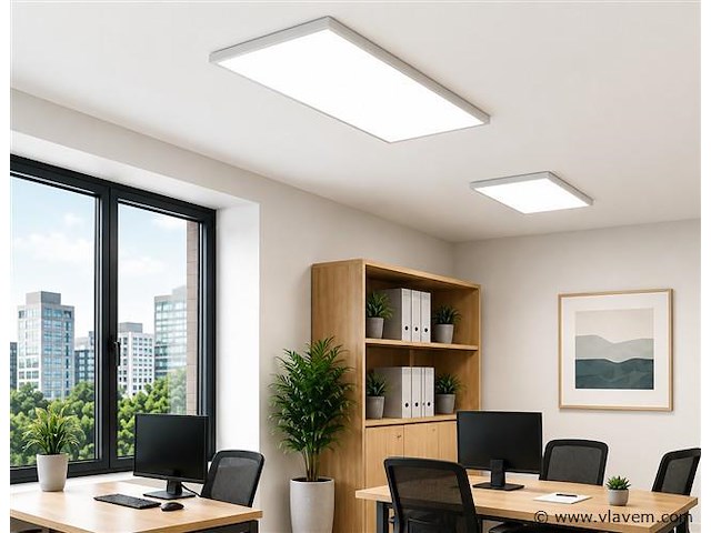 8 x opbouw frame voor led paneel – 1200x300mm – ip20 – frame-30120 - afbeelding 3 van  5