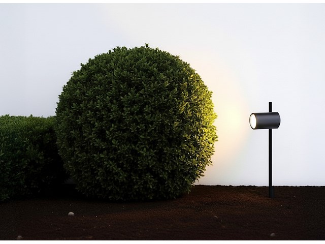 8 x prikspot tuinlamp gu10 fitting 60cm zwart draaibaar waterdicht - afbeelding 4 van  12