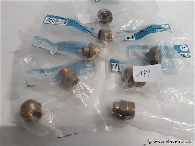 8 x puntstuk soldeer 12 mm ½ m - afbeelding 1 van  2