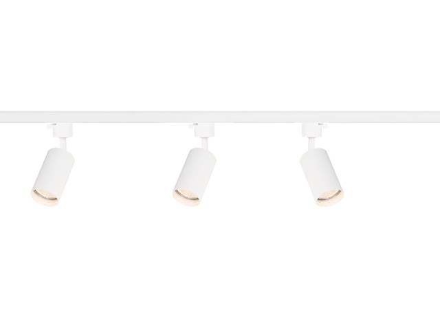 8 x railspot gu10 armatuur cilinder zand wit draaibaar 10,2cm - afbeelding 3 van  6