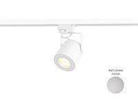 8 x railspot gu10 armatuur cilinder zand wit draaibaar - afbeelding 1 van  7