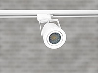 8 x railspot gu10 armatuur cilinder zand wit draaibaar - afbeelding 5 van  7