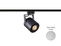 8 x railspot gu10 armatuur cilinder zand zwart draaibaar - afbeelding 1 van  6