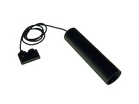 8 x railspot gu10 decoratief hanglamp cilinder 24cm zand zwart - afbeelding 7 van  8