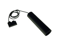 8 x railspot gu10 decoratief hanglamp cilinder 24cm zand zwart - afbeelding 4 van  8