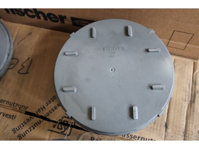 8 x rioolstop met schroefdeksel 200mm - afbeelding 4 van  4