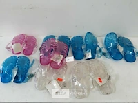 8 x sandalen pvc kinderen mix maten + kleuren