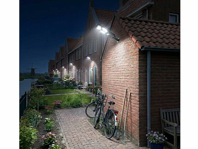 8 x solar xps straat lantaarn, ip65 + pir + afstandsbediening - afbeelding 7 van  8