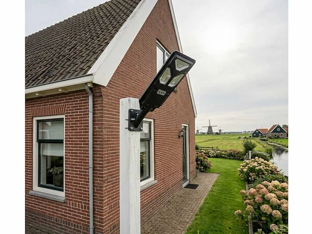 8 x solar xps straat lantaarn + pir + afstandsbediening - afbeelding 4 van  8