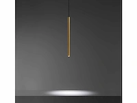 8 x solo tube slim design hanglamp goud - afbeelding 1 van  5