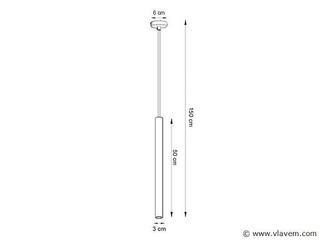 8 x solo tube slim design hanglamp wit - afbeelding 5 van  8