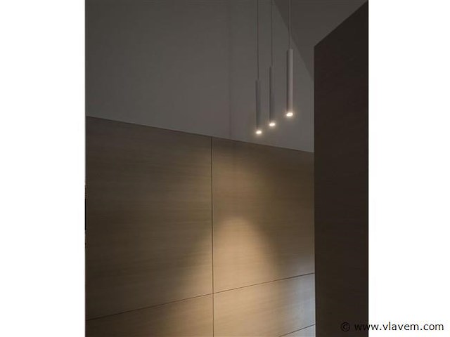 8 x solo tube slim design hanglamp wit - afbeelding 8 van  8