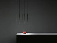 8 x solo tube slim design hanglamp zwart