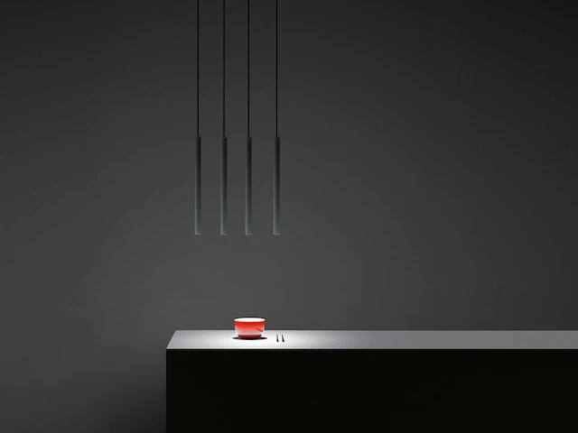 8 x solo tube slim design hanglamp zwart - afbeelding 9 van  9