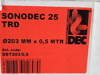 8 x sonodec 25 trd flexibele akoestische slang ø203 x 0,5 meter - afbeelding 1 van  3