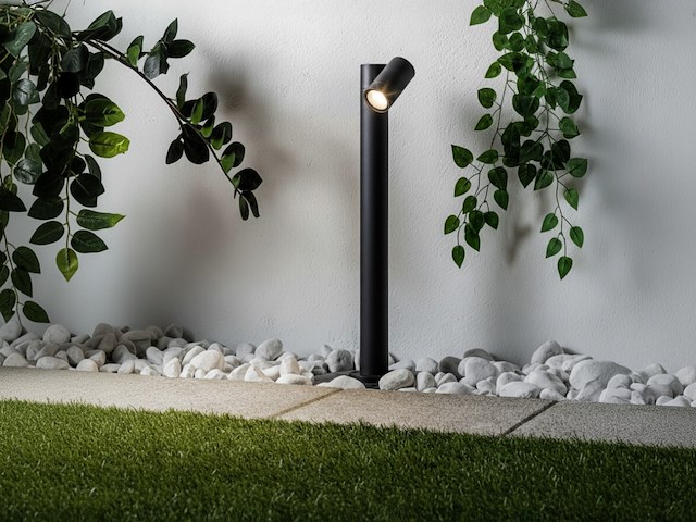 8 x staande tuinlamp 60cm gu10 fitting zwart draaibaar waterdicht - afbeelding 1 van  5