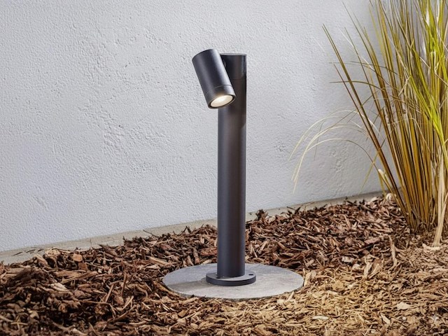 8 x staande tuinlamp 60cm gu10 fitting zwart draaibaar waterdicht - afbeelding 3 van  5