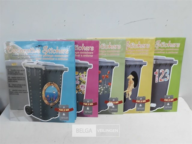 8 x stickers plak je bak - afbeelding 1 van  3