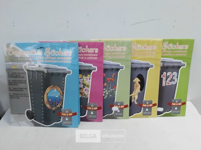 8 x stickers plak je bak - afbeelding 1 van  3
