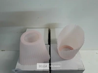 8 x t-licht of kaarshouder siliconen roze - afbeelding 3 van  3