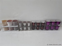 8 x t-lichtglaasjes 3 stuks 4 assorti - afbeelding 1 van  2