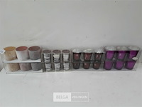 8 x t-lichtglaasjes 3 stuks 4 assorti - afbeelding 1 van  3