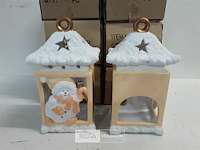 8 x t-lichthuisje winter 17 cm - afbeelding 3 van  3